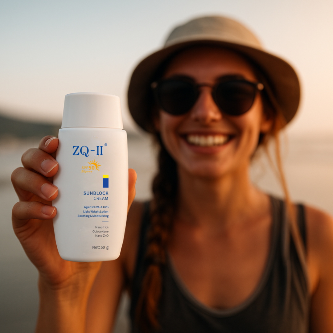 ZQ-II Sunblock Cream: A napi bőrápolás nélkülözhetetlen-nem csak nyárra!